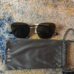 AIRE Gold and Black Sunglasses